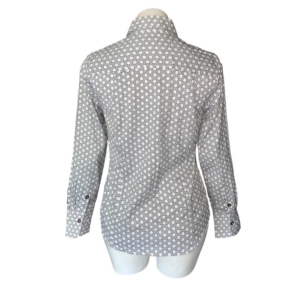 Ben Sherman Polka Dot Mod Flip Cuff Button Down Shirt - Picture 3 of 10